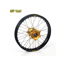 ROUE ARRIERE YZF250 09-10 19x1,85x36T, JANTE NOIRE MOYEU OR