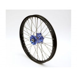 Roue avant complète ART 21x1.60 jante noir/moyeu bleu Husqvarna FC/TE & FE/TE