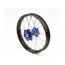 Roue arrière complète ART 19x1.85 jante noir/moyeu bleu Yamaha YZ250F