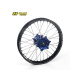 Roue arrière complète HAAN WHEELS A60 18 x 2.15 jante noire/moyeu bleu Yamaha