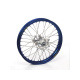 Roue avant complète HAAN WHEELS 21x1,60 jante bleu/moyeu alu Sherco