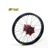 Roue arrière HAAN WHEELS 17x4.50x36T jante noire/moyeu rouge Suzuki