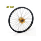 Roue avant complète HAAN WHEELS 17x3.50x36T jante noire/moyeu or Suzuki RM-Z450