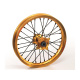 Roue arrière complète HAAN WHEELS 17X4.50X36T jante or/moyeu or/rayons noirs/têtes de rayons noirs KTM/Husqvarna