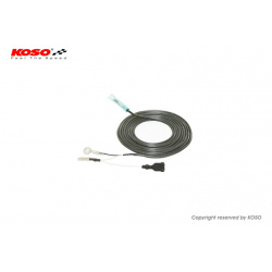 Câble compte-tours KOSO type B noir/blanc
