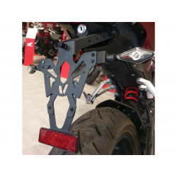 Support de plaque V-PARTS noir Honda CB125R/300R
