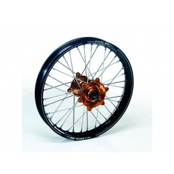 Roue arrière complète HAAN WHEELS A60 19x2.15x36T jante noir/moyeu magnesium Kawasaki KX