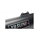 Silencieux YASUNI Black Edition inox noir/casquette carbone Yamaha X-Max 300 