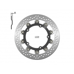 Disque de frein NG 1786G rond flottant Yamaha