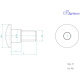 Vis LIGHTECH M6 X 15 Type 978 Ergal argent à l'unité