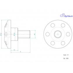 Vis LIGHTECH M6 X 15 Type 1005 Ergal argent à l'unité