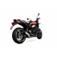Silencieux SCORPION Red Power inox/casquette ABS noir Kawasaki Z900RS