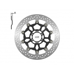 Disque de frein NG 1790G rond flottant Ducati Sport Touring ST4