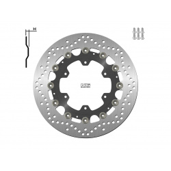 Disque de frein NG 1137G rond flottant BMW