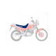 Housse de selle BLACKBIRD Traditional bleue Honda