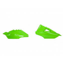 Plaques latérales RACETECH vert fluo Kawasaki KXF450