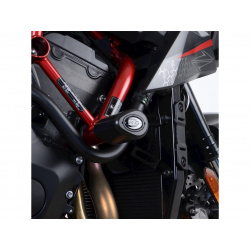 Tampons de protection R&G RACING Aero noir Kawasaki ZH2