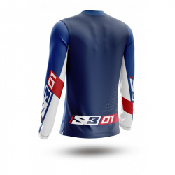 Maillot S3 Collection 01 Patriot rouge/bleu taille XL