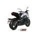 Silencieux MIVV MK3 Steel Black/casquette inox Suzuki GSX-S1000