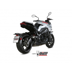 Silencieux MIVV MK3 Steel Black/casquette inox Suzuki GSX-S1000