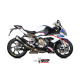 Silencieux MIVV Delta Race inox/casquette carbone BMW S1000RR