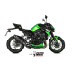 Silencieux MIVV Suono Steel Black/casquette carbonne Kawasaki Z900