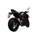 Silencieux SCORPION Red Power inox/casquette ABS noir Kawasaki Z H2