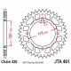 Couronne JT SPROCKETS Aluminium Ultra-light anti-boue 461-420