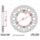 Couronne JT SPROCKETS Aluminium Ultra-Light anti-boue 251-520