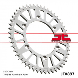 Couronne JT SPROCKETS Aluminium Ultra-Light anti-boue 897-520