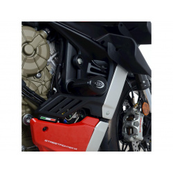 Tampons de protection R&G RACING Aero noir Ducati Streetfighter V4