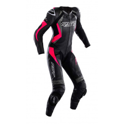 Combinaison RST Tractech Evo 4 cuir noir/gris/bleu femme