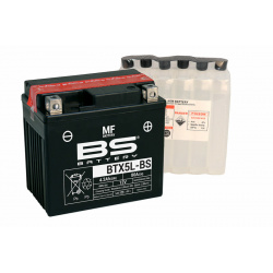 Batterie BS BATTERY Sans entretien avec pack acide - BTX5L