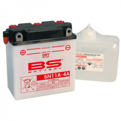 Batterie BS BATTERY conventionnelle avec pack acide - 6N11A-4