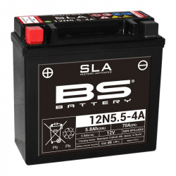 Batterie BS BATTERY SLA sans entretien activé usine - 12N5.5-4A