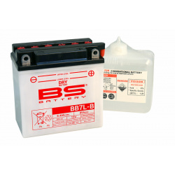 Batterie BS BATTERY Haute-performance avec pack acide - BB7L-B