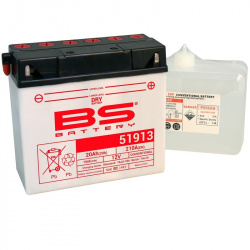 Batterie BS BATTERY conventionnelle avec pack acide - 51913 (12C16A-3A)