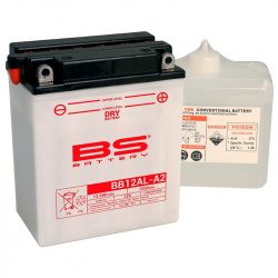 Batterie BS BATTERY Haute-performance avec pack acide - BB12AL-A2