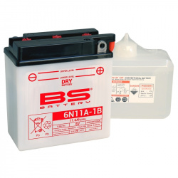 Batterie BS BATTERY conventionnelle avec pack acide - 6N11A-1B