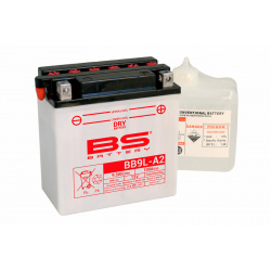 Batterie BS BATTERY Haute-performance avec pack acide - BB9L-A2