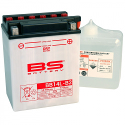 Batterie BS BATTERY Haute-performance avec pack acide - BB14L-B2