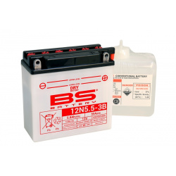 Batterie BS BATTERY conventionnelle avec pack acide - 12N5.5-3B
