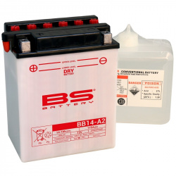 Batterie BS BATTERY Haute-performance avec pack acide - BB14-A2
