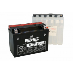 Batterie BS BATTERY Sans entretien avec pack acide - BTX15L