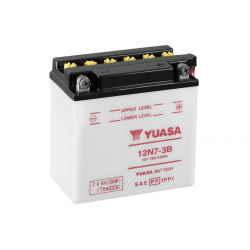 Batterie YUASA conventionnelle sans pack acide - 12N7-3B