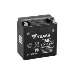 Batterie YUASA Sans entretien avec pack acide - YTX16-BS-1