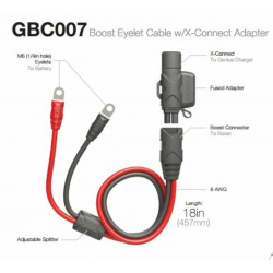 Câble d'extension 50cm NOCO Eyelet/X-Connect