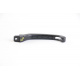 Levier de frein repliable/réglable LIGHTEC Alien alu inserts caoutchouc noir - LEVS118K