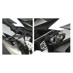 Patte de fixation de silencieux R&G RACING noir Suzuki GSR 750