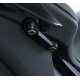 Caches-orifice repose-pieds R&G RACING noir Yamaha YZF-R6
